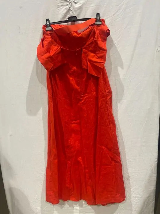 Cos - Orange Bustier Dress Size: Uk 14