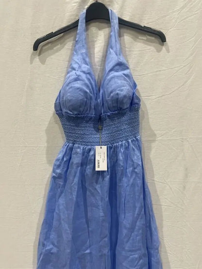 Heidi Klein- X Back Maxi Dress Size: Medium