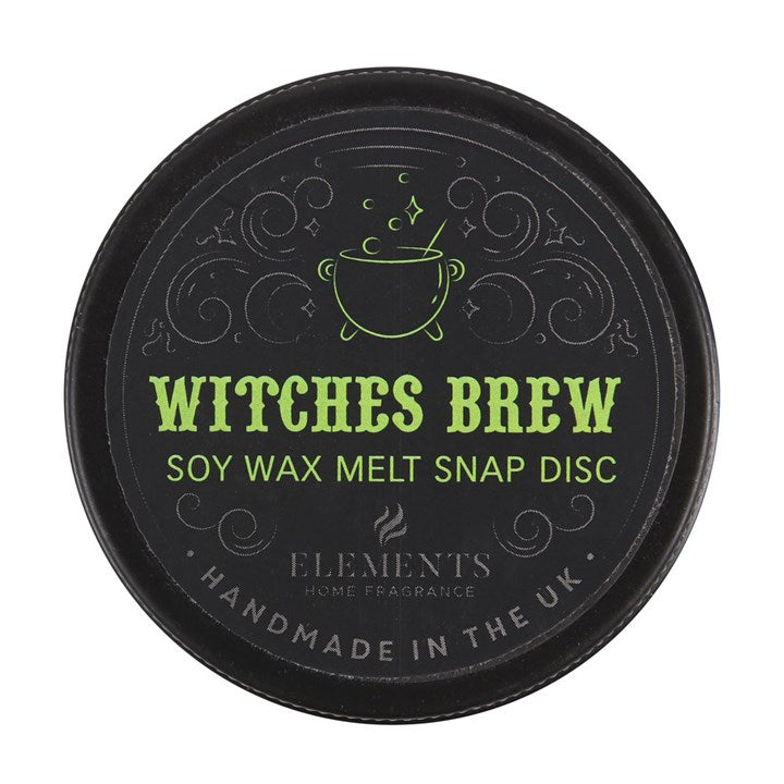 Gothic Gifts Witches Brew Soy Wax Snap Disc