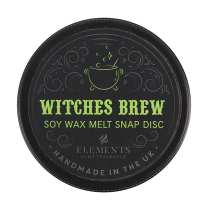 Gothic Gifts Witches Brew Soy Wax Snap Disc