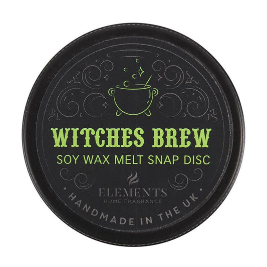 Gothic Gifts Witches Brew Soy Wax Snap Disc