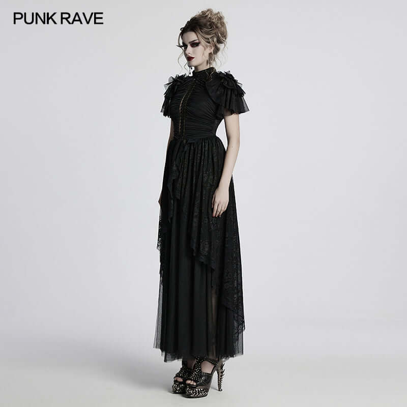 Punk Rave Nova Gothic Elegant Dress