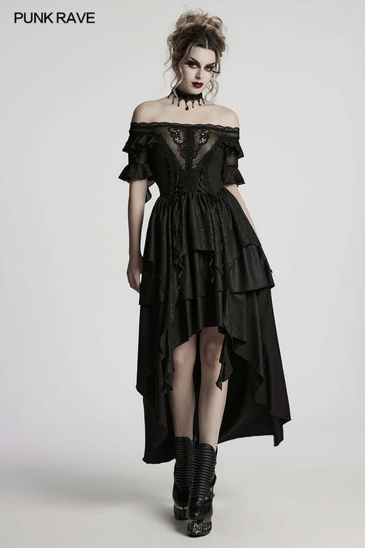 Punk Rave Jezebel Elf Off Shoulder Dress