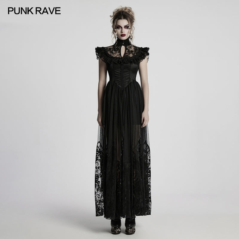 Punk Rave Seraphina Goth Flying Sleeve Dress