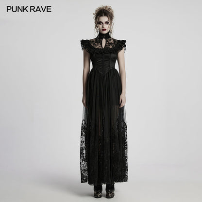 Punk Rave Seraphina Goth Flying Sleeve Dress