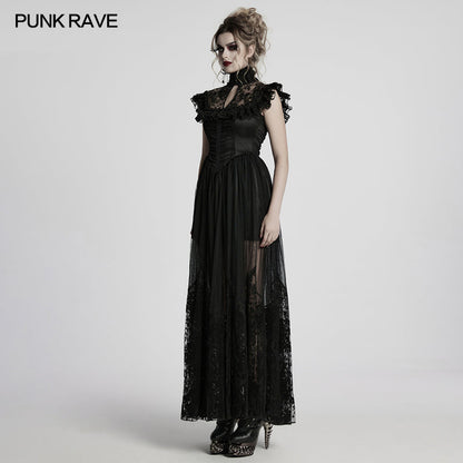 Punk Rave Seraphina Goth Flying Sleeve Dress