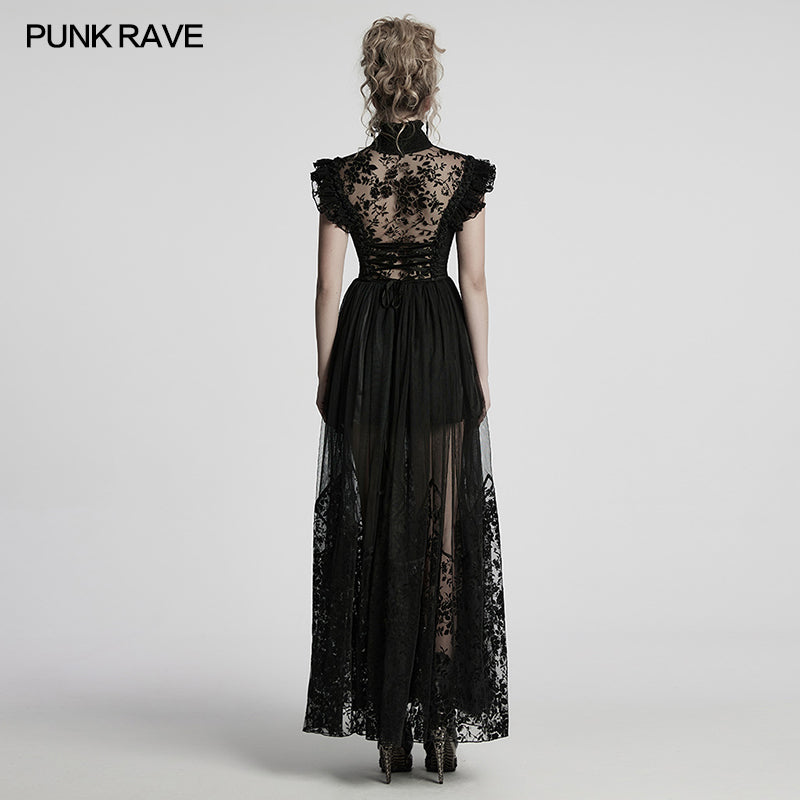 Punk Rave Seraphina Goth Flying Sleeve Dress