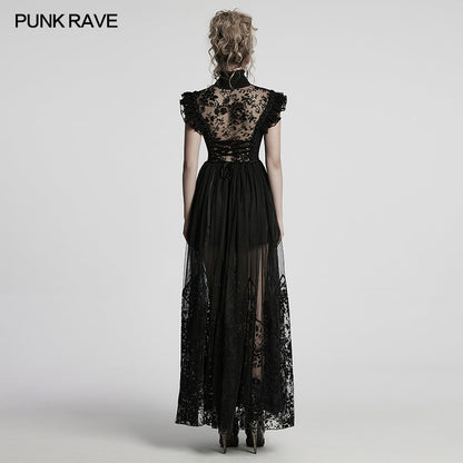 Punk Rave Seraphina Goth Flying Sleeve Dress