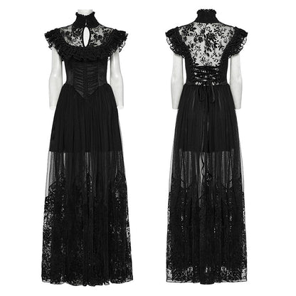 Punk Rave Seraphina Goth Flying Sleeve Dress