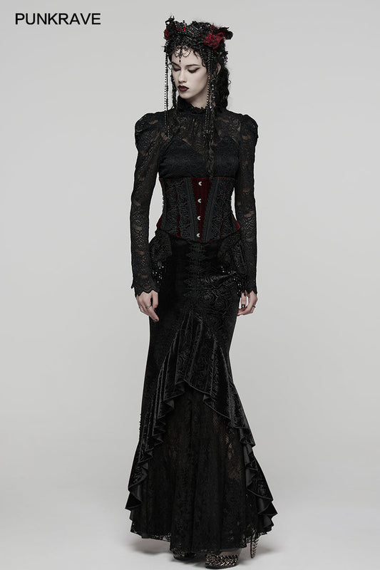 Punk Rave Goth Gorgeous Fishtail Skirt