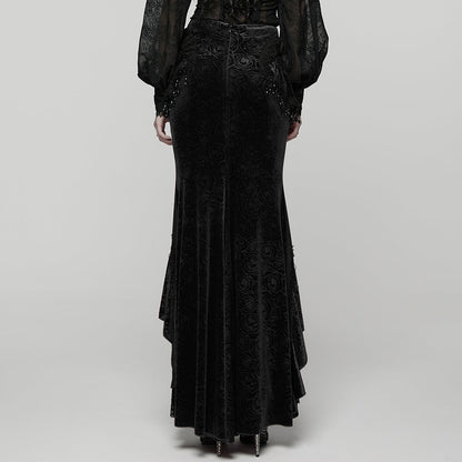 Punk Rave Goth Gorgeous Fishtail Skirt