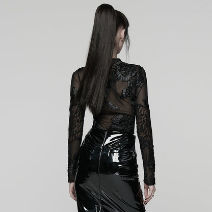 Punk Rave Goth Lace Undershirt