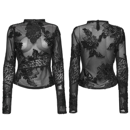 Punk Rave Goth Lace Undershirt