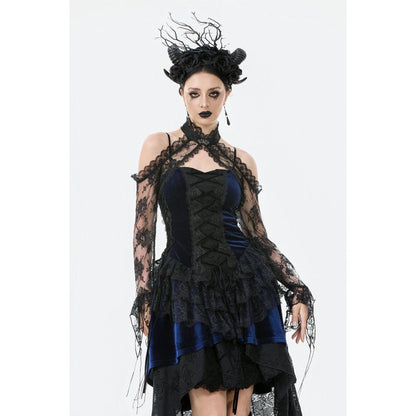 Dark in Love Thalassa Floral Lace Draped Arm Sleeves