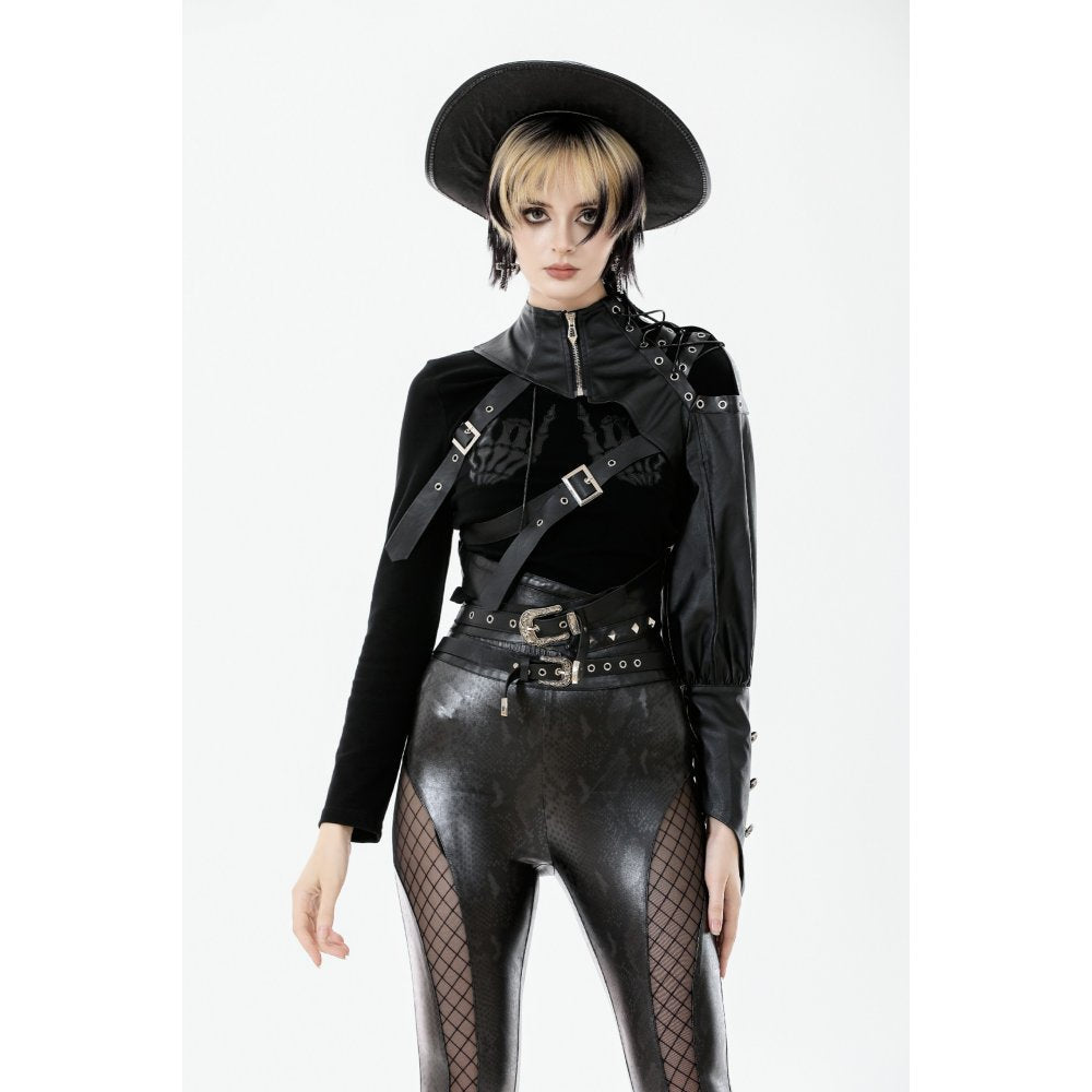 Dark in Love Zora Single Sleeve Harness Shrug