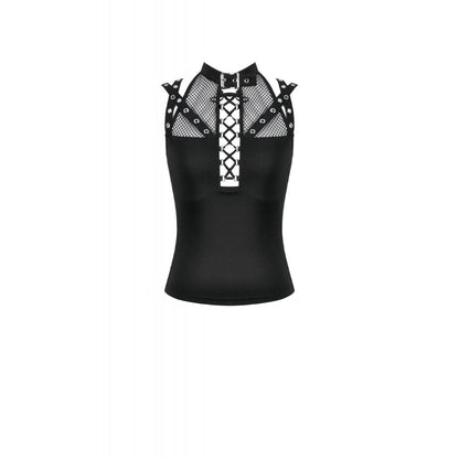 Dark in Love Ruth Mesh Strap Gothic Sleeveless Top