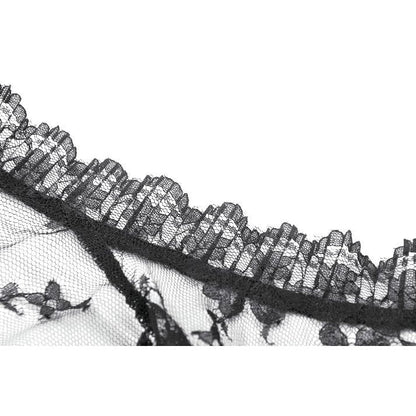 Dark in Love Thalassa Floral Lace Draped Arm Sleeves