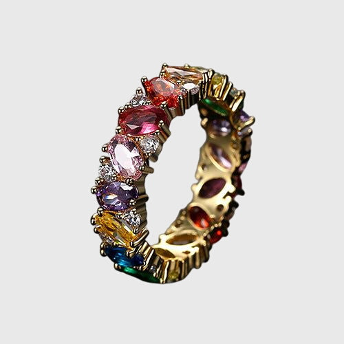 Colored Zirconia Vintage Ring