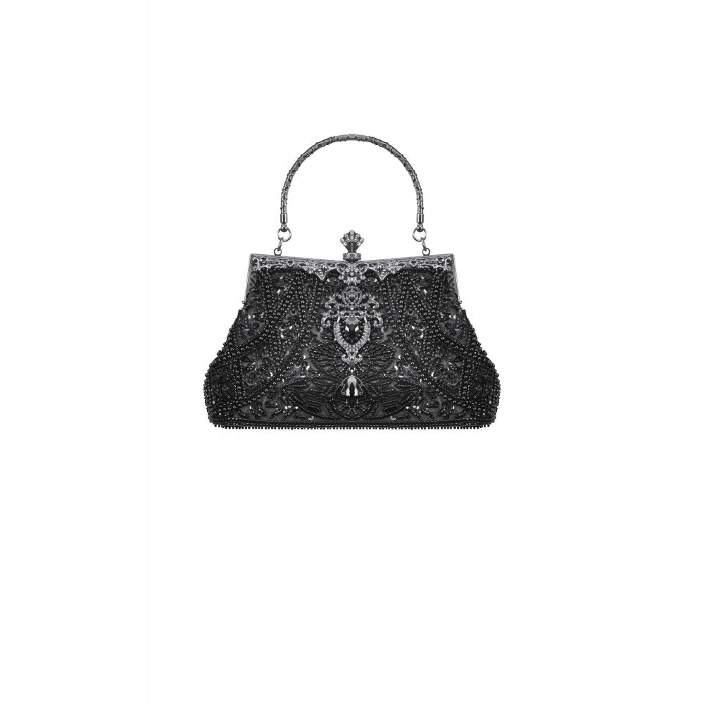 Dark In Love Celestine Vintage Beaded Gilded Evening Bag