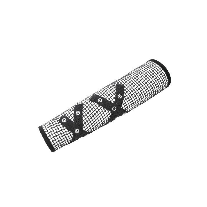 Dark In Love Punk Mesh Hollow Chain Decor Gloves