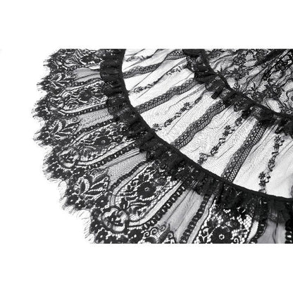 Dark in Love Dark Spliced Lace Maxi Skirt