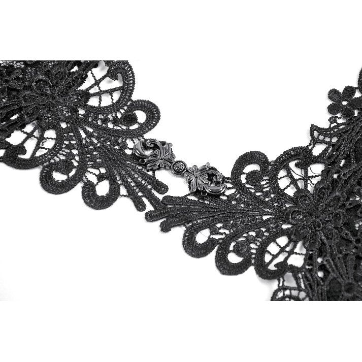 Dark In Love Lilith 3D Lace Bell Sleeve Cape