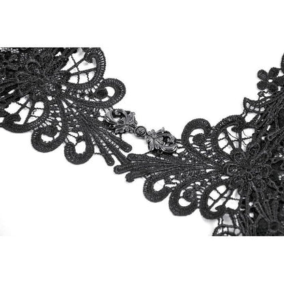 Dark In Love Lilith 3D Lace Bell Sleeve Cape