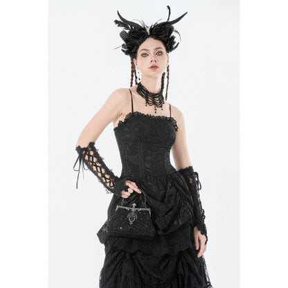 Dark In Love Celestine Vintage Beaded Gilded Evening Bag