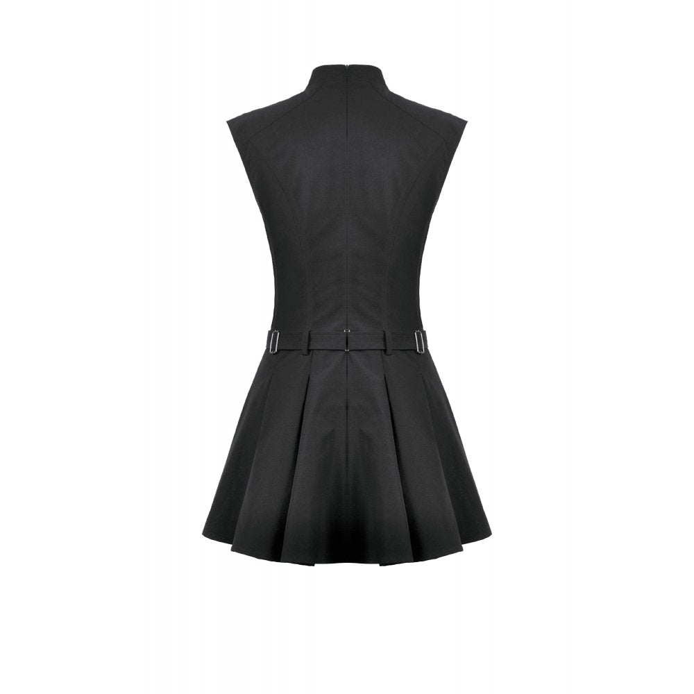 Dark in Love Cassia Buckled Pleated Dress