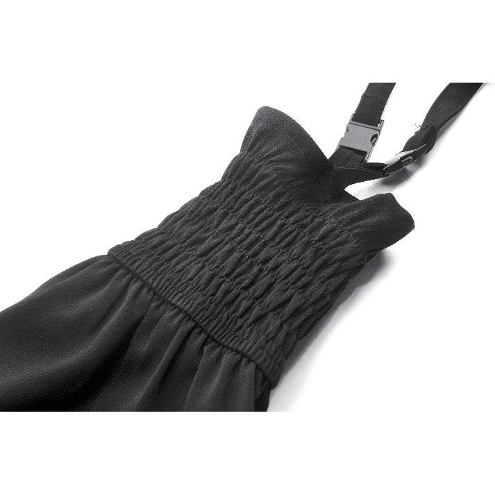 Dark in Love Lace-Up Layered Goth Convertible Flare Trousers or Shorts