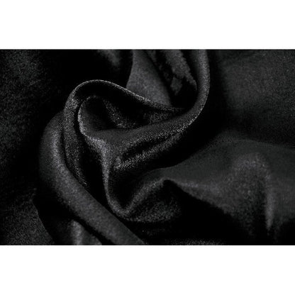 Dark in Love Morrigan Ruffled Goth Midi Skirt in Black