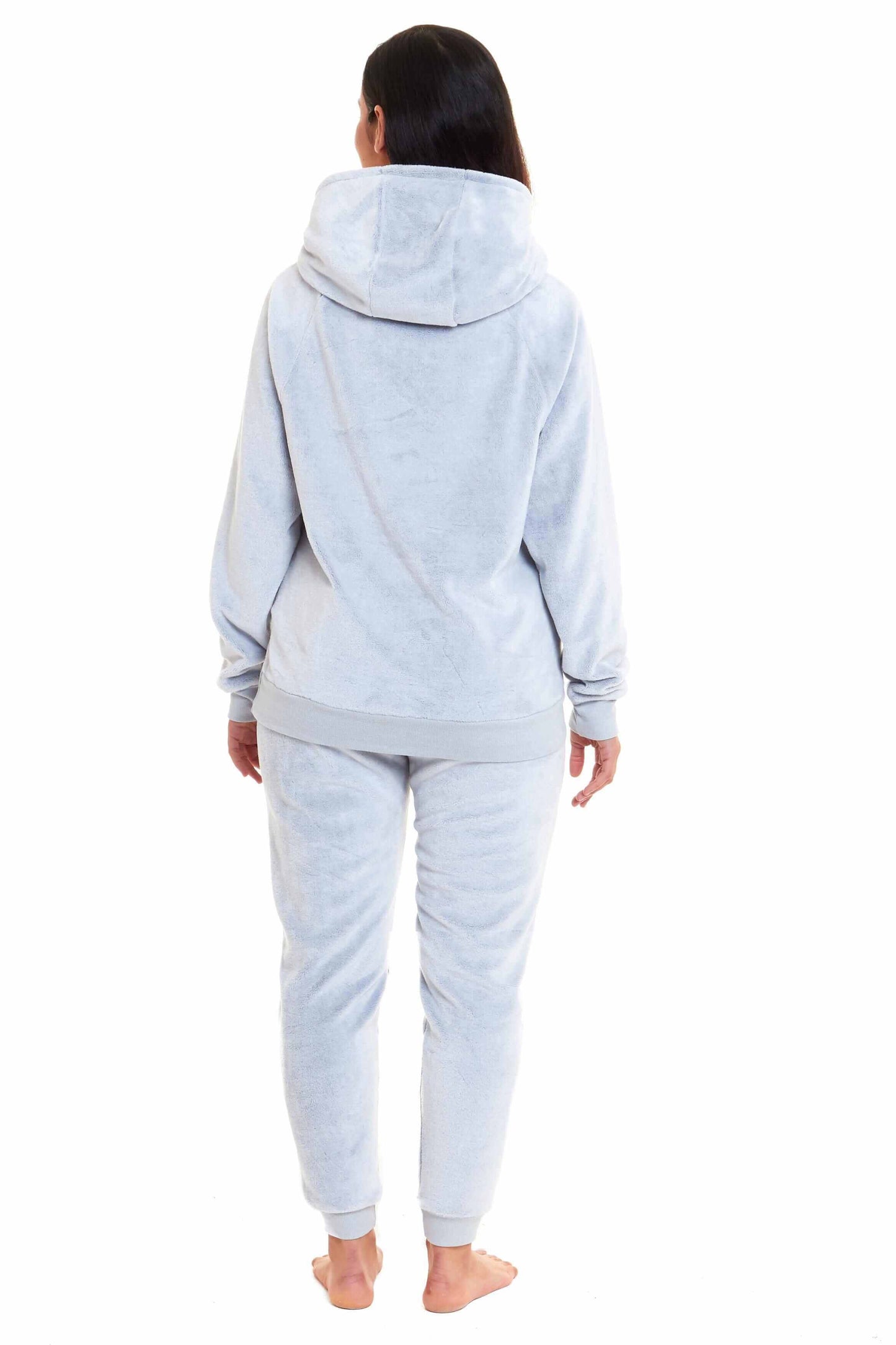 Cuddly Raccoon Fleece Hooded Pyjama Set for Women and Girls Super Soft Sherpa Lined Nightwear Ideal Mother Daughter Gift Cosy Boutique by Daisy Dreamer