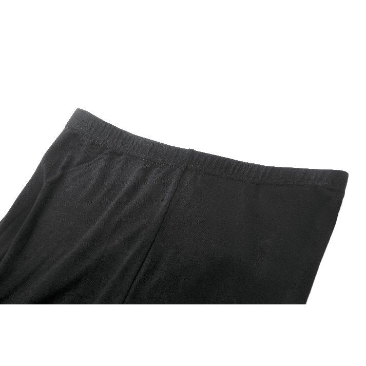 Dark in Love Goth Flare Leggings with Lace Frills