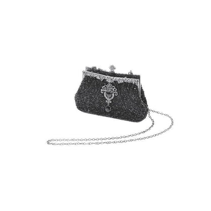 Dark In Love Celestine Vintage Beaded Gilded Evening Bag