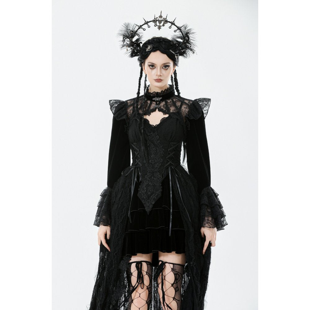 Dark in Love Erzebeth Lace Gothic Bolero Shrug