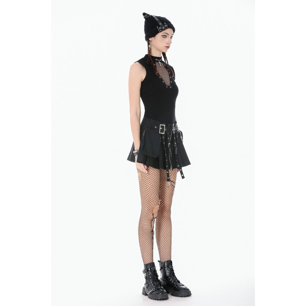 Dark In Love Mina Punk Metal Knit Hat