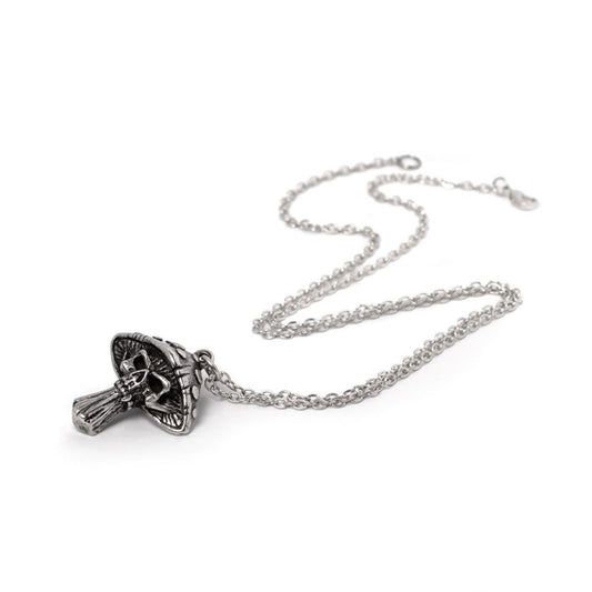 Alchemy Gothic Death Cap Necklace