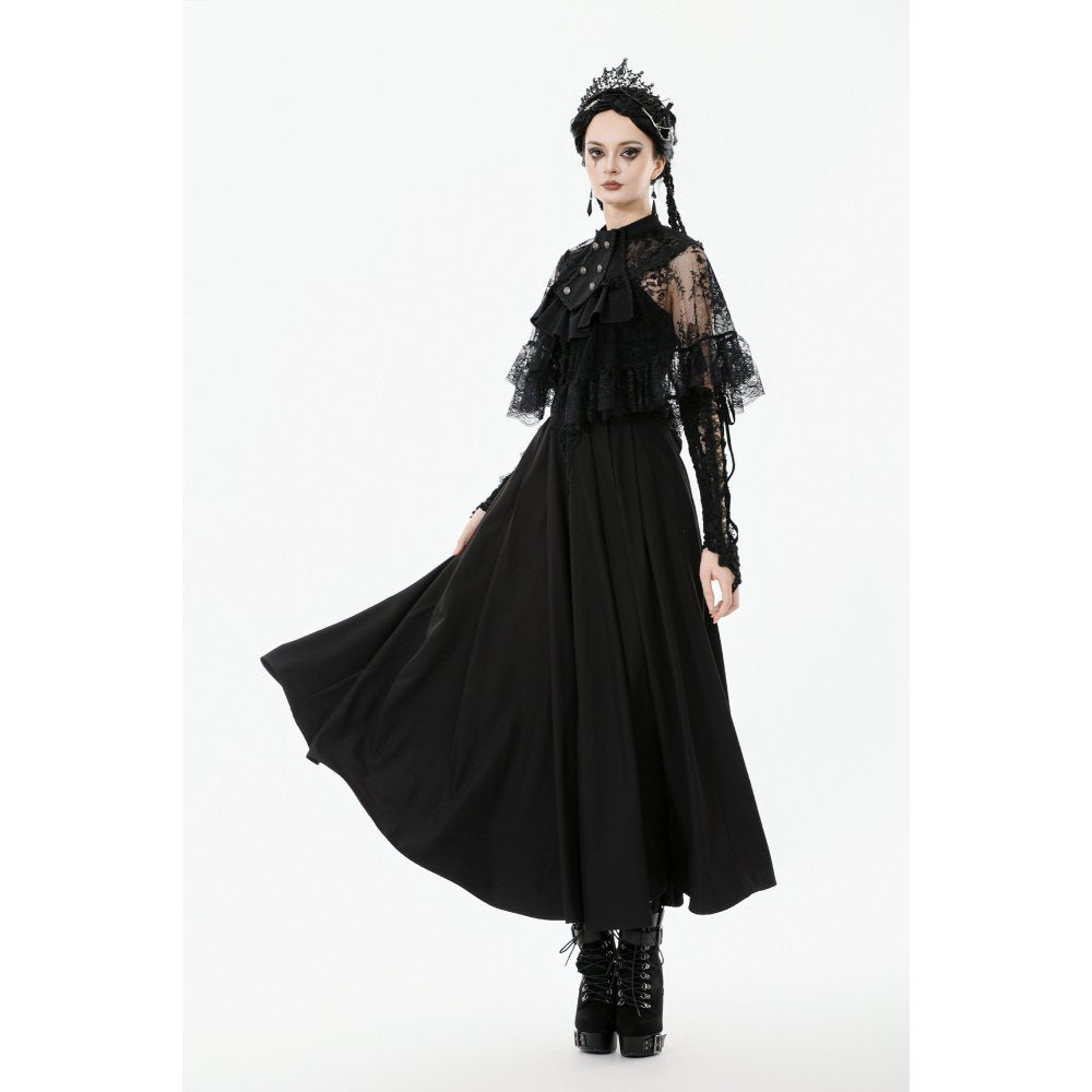 Dark in Love Bellatrix Lace Ruffle Capelet