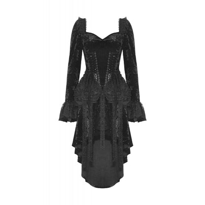 Dark in Love Seraphina Velvet Lace Goth Dress
