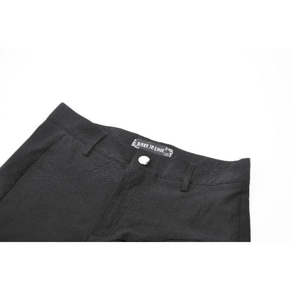 Dark in Love Gwen Pleated Garter Shorts