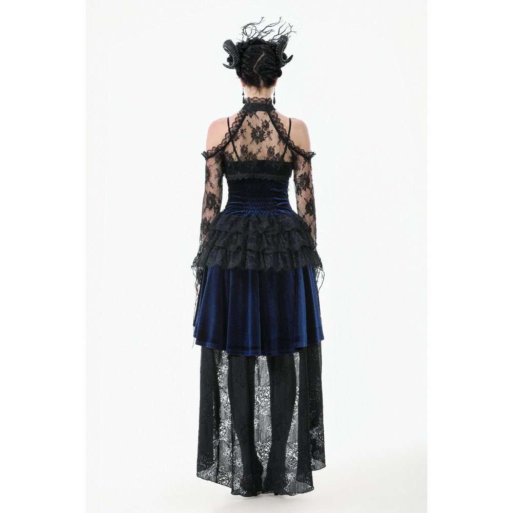 Dark in Love Thalassa Floral Lace Draped Arm Sleeves