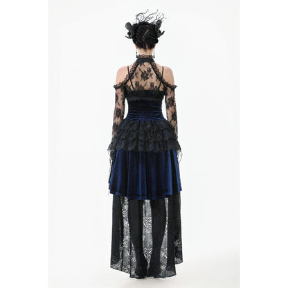 Dark in Love Thalassa Floral Lace Draped Arm Sleeves