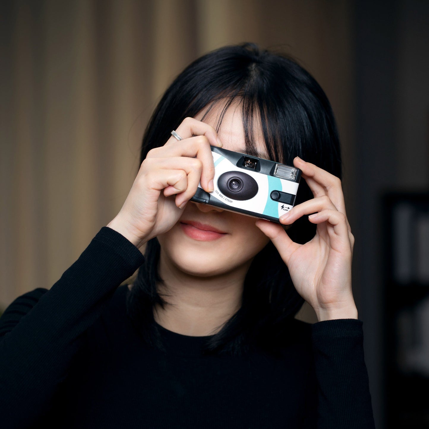 Praktica Single Use Disposable Colour Film Camera with Flash - Blue