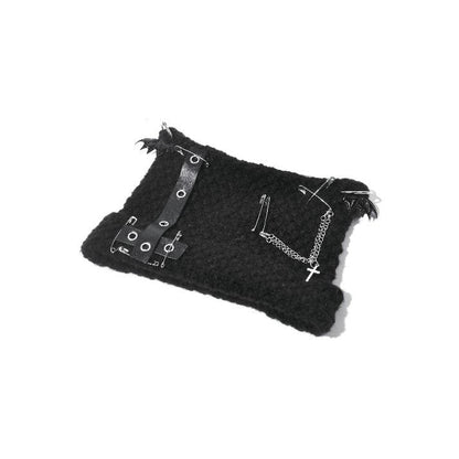 Dark In Love Mina Punk Metal Knit Hat