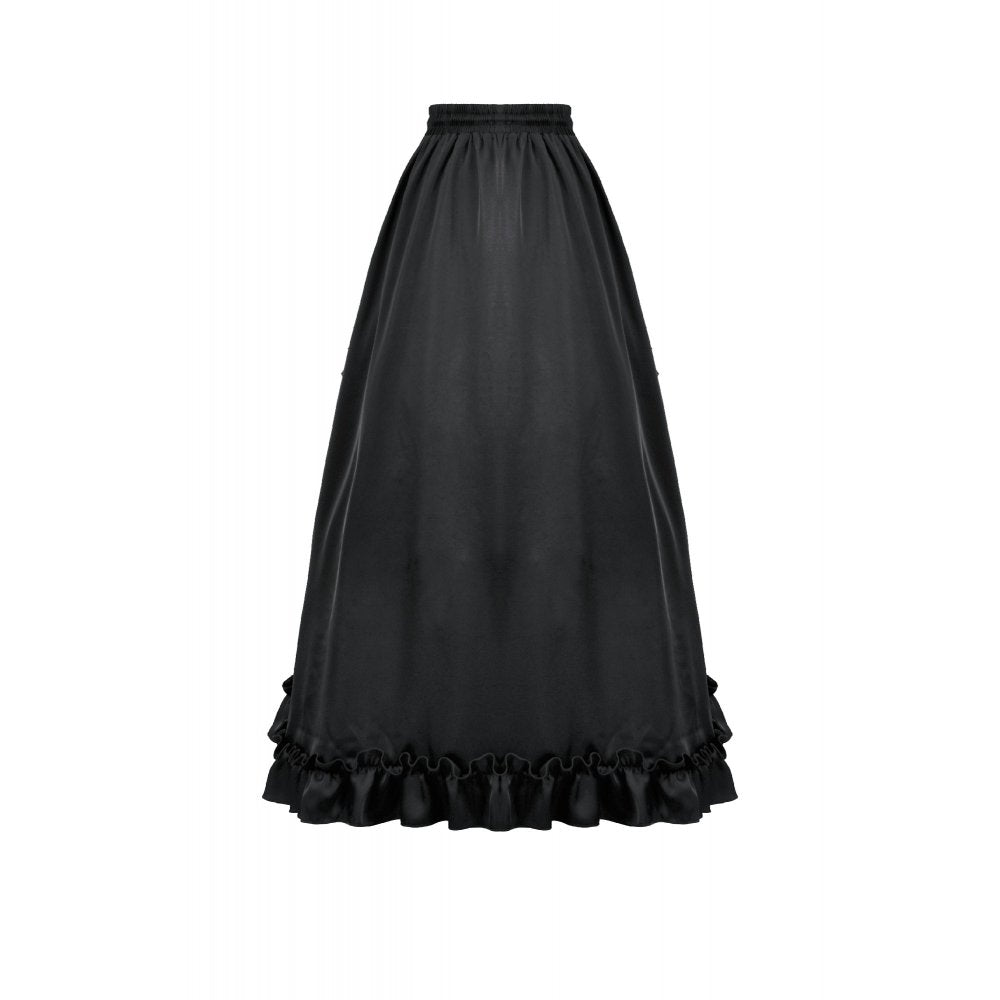 Dark in Love Belladonna Floor-Length Goth Skirt