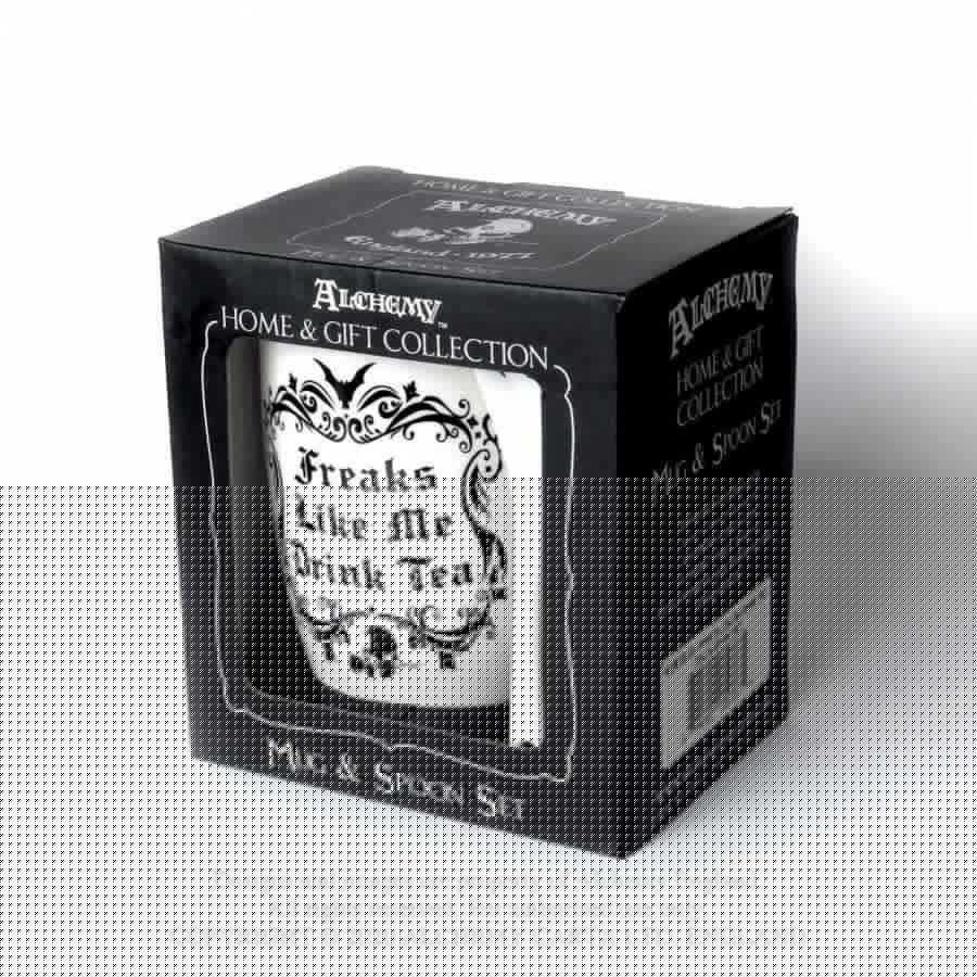 Alchemy Gothic Freaks Like Me: Mug and Spoon Set