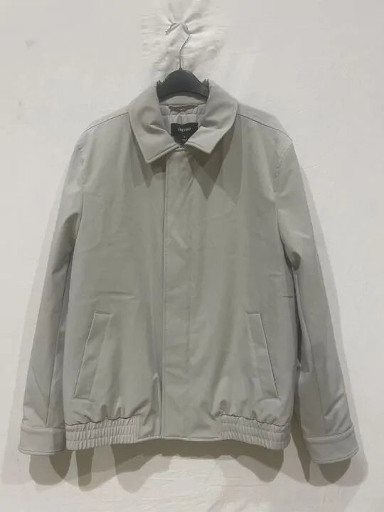 Reiss -M- Stone Elasticated Hem Harrington Jacket Size: Medium