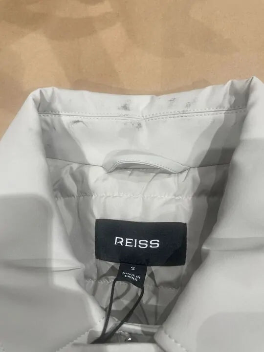 Reiss -S- Stone Elasticated Hem Harrington Jacket Size: Small