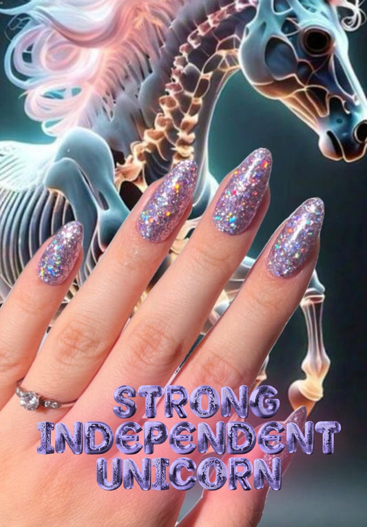Radioactive Unicorn Strong Independent Unicorn Nail Polish