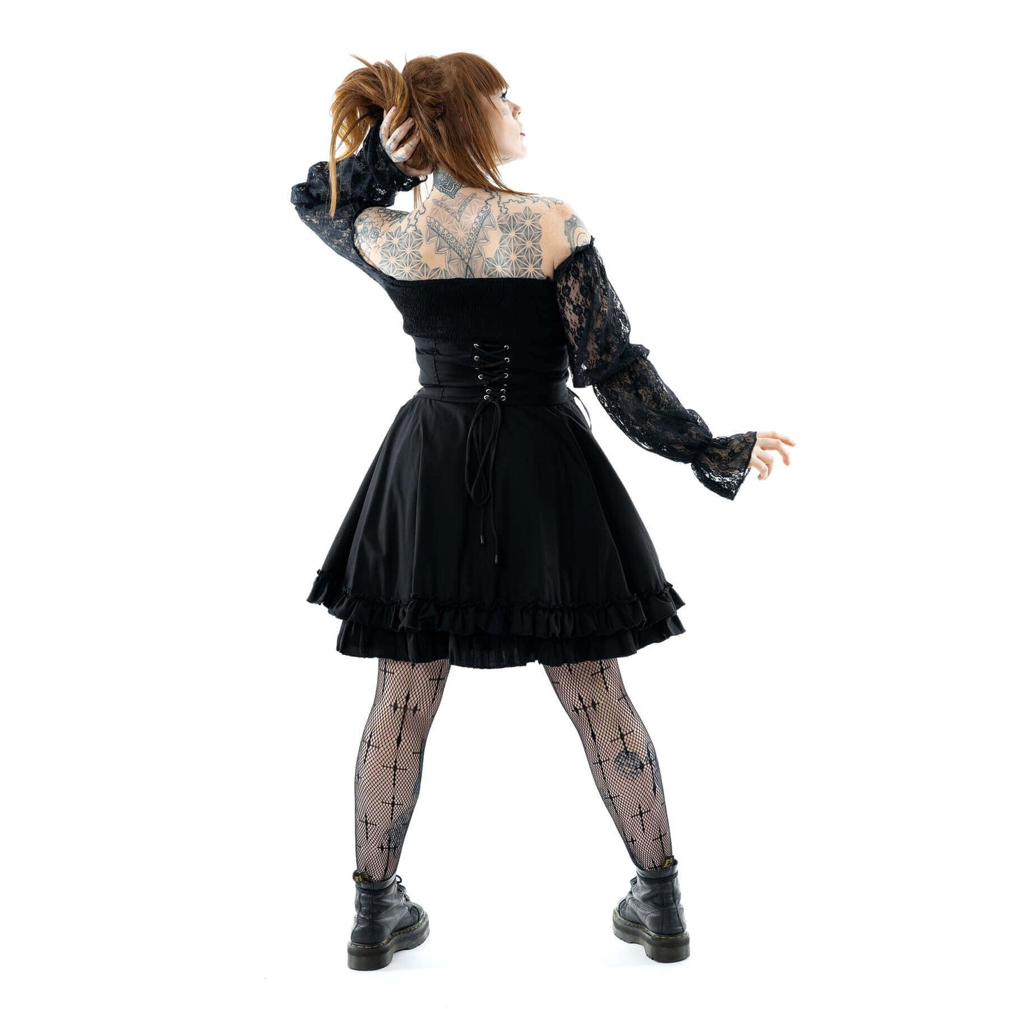 Poizen Industries Kabibi Ladies Dress in Black